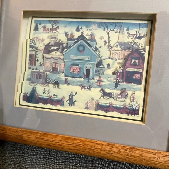 Charles Wysocki and Linda Nelson Stokes Framed Puzzles